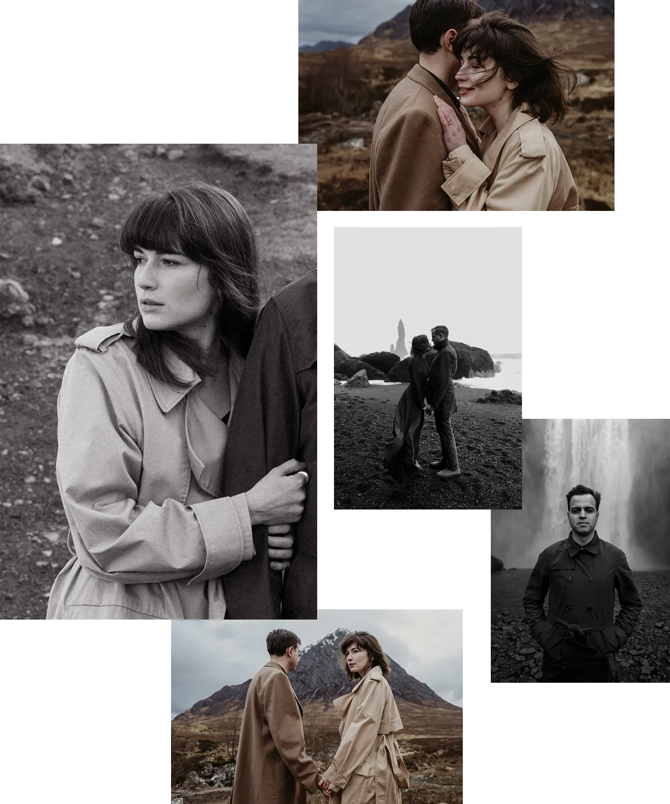 collage with our photos