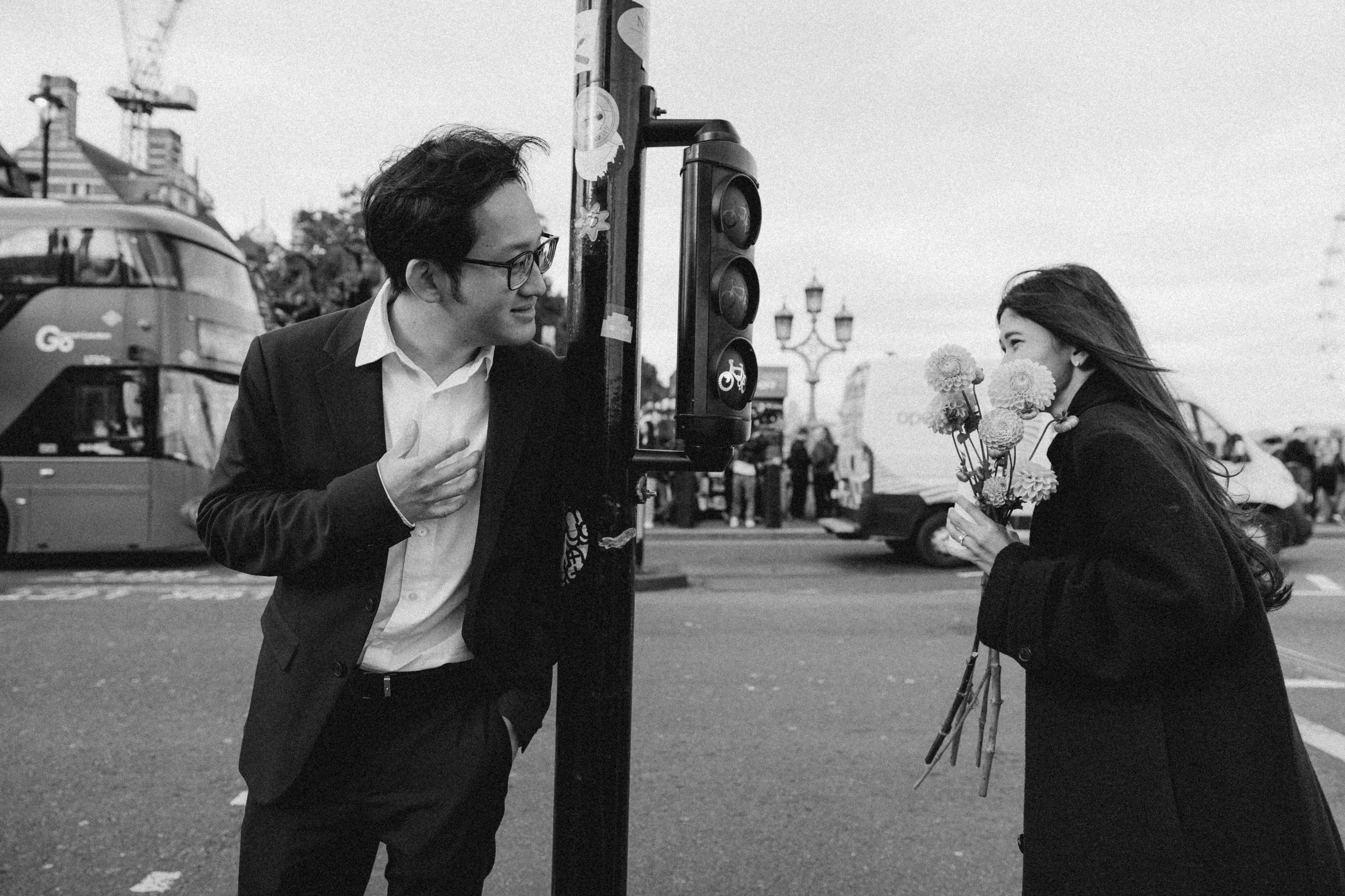 Couples portrait in Edinburgh by Nastia Photographer